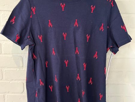 Blue & Red Top Short Sleeve Kim Rogers, Size M Discount