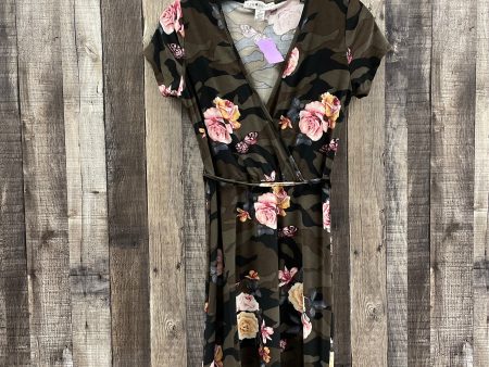 Camouflage Print Dress Casual Short Eye Candy, Size S Supply