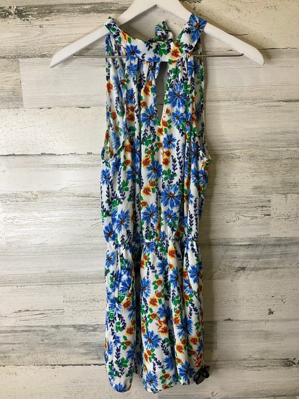 Blue & Green Romper As U Wish, Size S on Sale