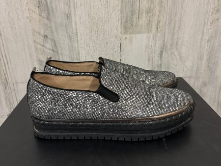 Silver Shoes Flats Clothes Mentor, Size 9 Cheap