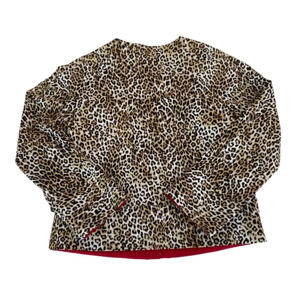 Animal Print Blazer Chicos, Size M Fashion