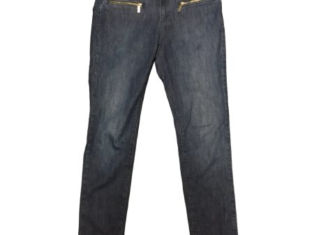 Blue Denim Jeans Skinny Michael By Michael Kors, Size 4 Online Hot Sale