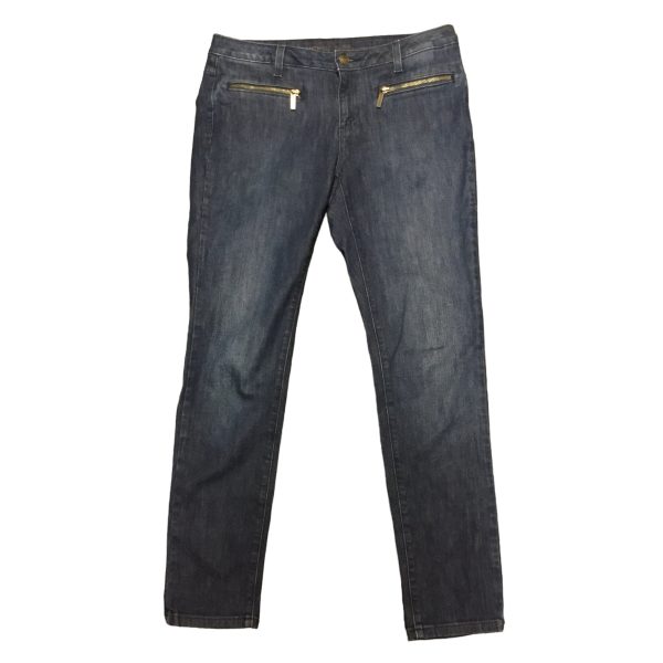 Blue Denim Jeans Skinny Michael By Michael Kors, Size 4 Online Hot Sale