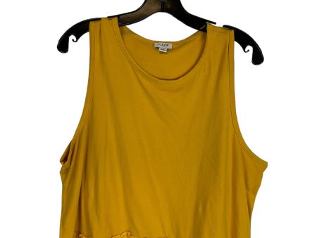 Yellow Top Sleeveless J. Crew, Size Xxl For Cheap