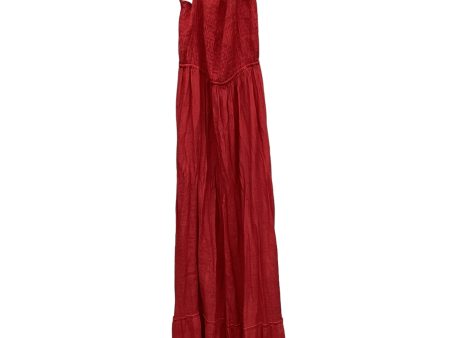 Red Dress Casual Maxi Clothes Mentor, Size M Discount