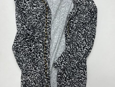 Animal Print Sweater Cardigan Lightweight Rafaella, Size M Sale