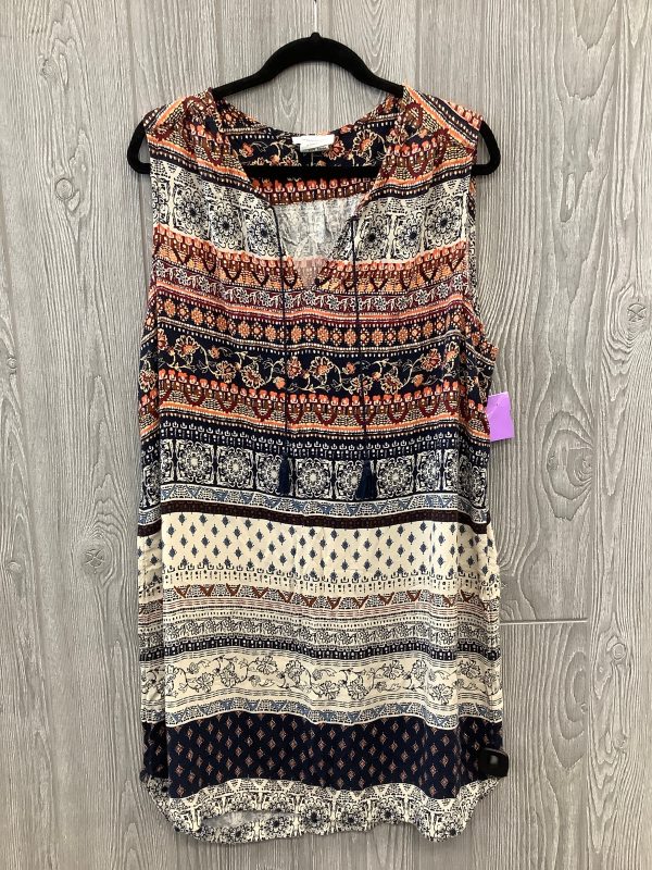 Multi-colored Dress Casual Short Beachlunchlounge, Size Xxl Sale