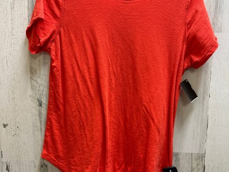 Red Top Short Sleeve Clothes Mentor, Size M Online Sale