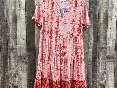 Red Dress Casual Short Beachlunchlounge, Size S Fashion