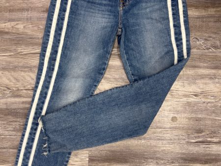 Blue Denim Jeans Designer 7 For All Mankind, Size 8 Fashion