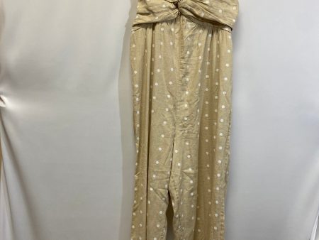 Beige Jumpsuit Old Navy, Size L For Discount