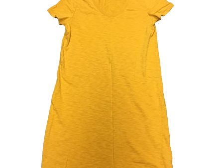 Yellow Dress Casual Short Universal Thread, Size S Online Hot Sale