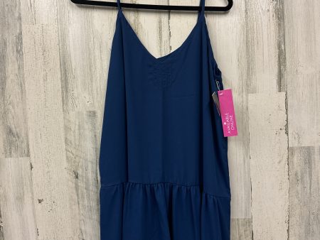 Blue Dress Casual Short Alya, Size L Sale