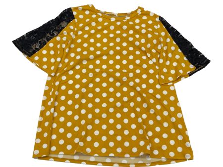 Yellow Top Short Sleeve Reborn J, Size M on Sale