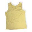 Yellow Tank Top Kim Rogers, Size Petite  M Discount