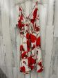 Red & White Dress Casual Short Clothes Mentor, Size S Cheap