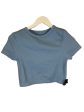 Blue Top Short Sleeve Clothes Mentor, Size M Online Sale