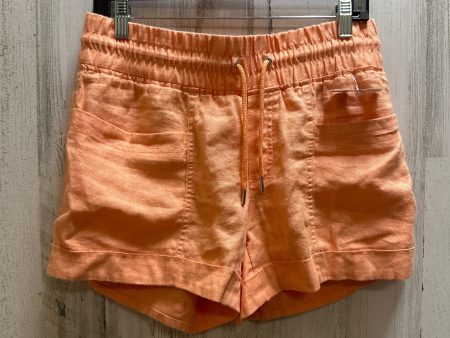 Orange Athletic Shorts Athleta, Size 4 Hot on Sale