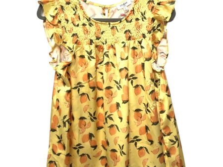 Yellow Top Sleeveless Umgee, Size S on Sale