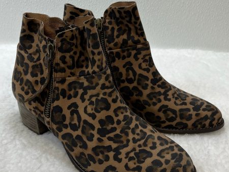 Animal Print Boots Ankle Heels Paul Green, Size 6.5 Discount