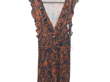 Grey & Orange Romper Bcbgmaxazria, Size M Hot on Sale