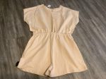 Cream Romper Wishlist, Size L on Sale