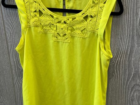 Yellow Top Sleeveless Maurices, Size S Hot on Sale