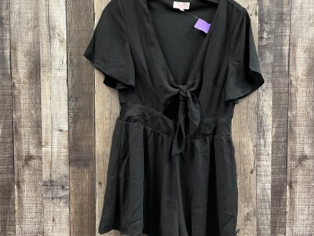 Black Romper Pink Lily, Size S Cheap