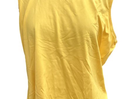 Yellow Top Sleeveless Laura Ashley, Size Xl Supply