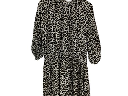 Animal Print Dress Casual Midi H&m, Size Xs Fashion