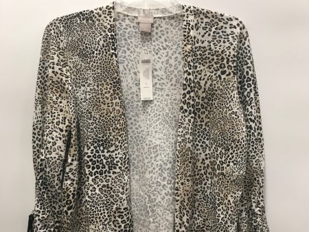 Animal Print Cardigan Chicos, Size M Online Sale