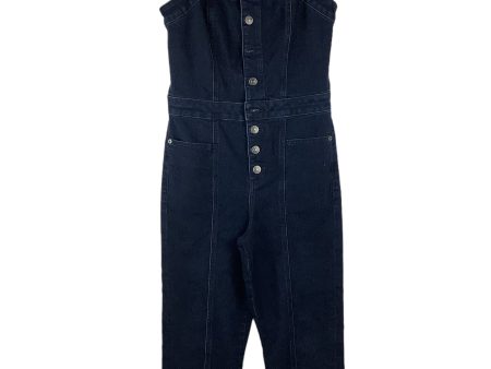 Blue Denim Jumpsuit Express, Size 4 Cheap