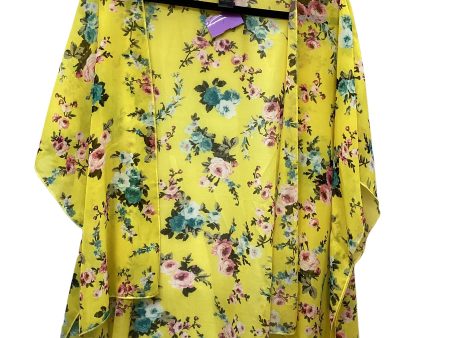 Yellow Kimono Clothes Mentor, Size M Fashion