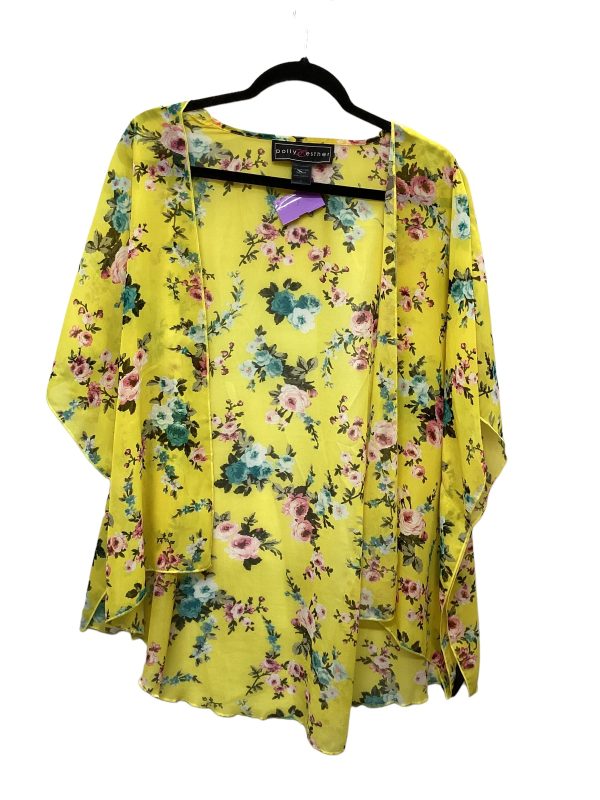 Yellow Kimono Clothes Mentor, Size M Fashion