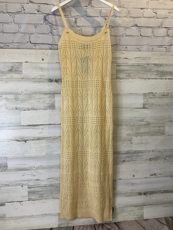 Beige Dress Casual Maxi Say What, Size Xl Cheap