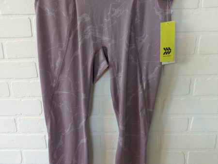 Purple Athletic Leggings All In Motion, Size 12 For Sale