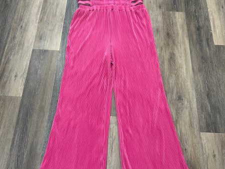 Pink Jumpsuit Fashion Nova, Size 1x Online Hot Sale