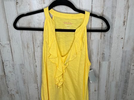 Yellow Top Sleeveless Lilly Pulitzer, Size S For Cheap