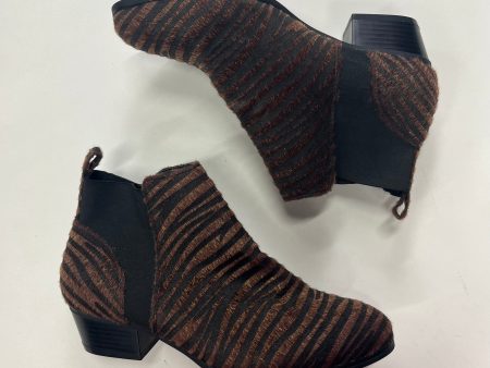 Animal Print Boots Ankle Heels Cato, Size 8 Online now