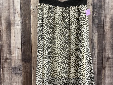 Animal Print Skirt Midi Lularoe, Size L Fashion