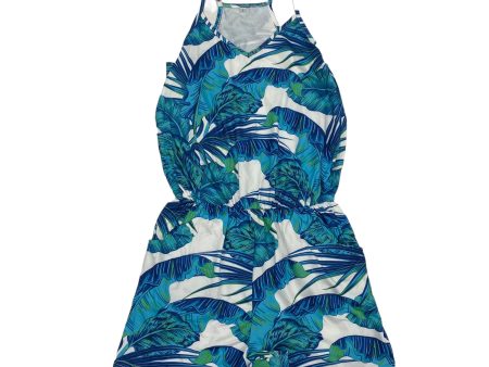 Blue & Green Romper Clothes Mentor, Size S Sale