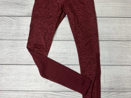 Red Athletic Leggings Athleta, Size M Discount