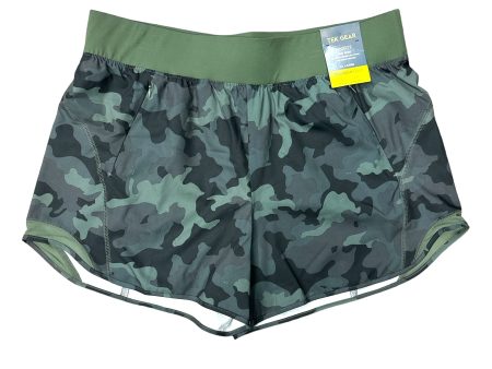 Camouflage Print Athletic Shorts Tek Gear, Size 2x Online now