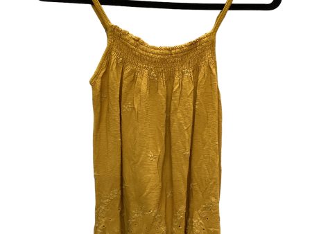 Yellow Top Sleeveless Rewind, Size S Fashion