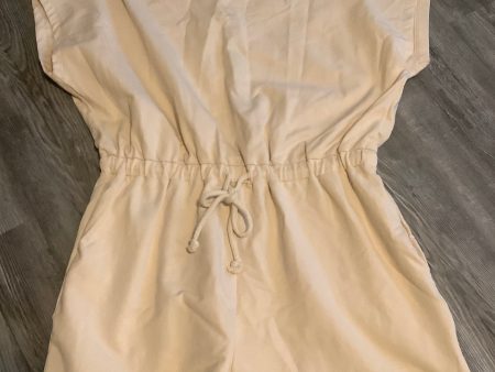 Cream Romper Wishlist, Size L on Sale