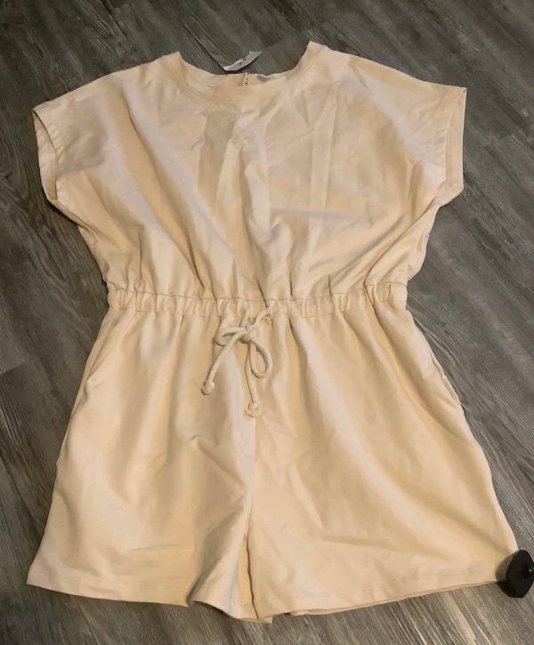 Cream Romper Wishlist, Size L on Sale