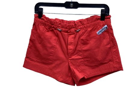 Red Athletic Shorts Athleta, Size 4 For Sale