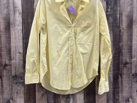 Yellow Top Long Sleeve Evereve, Size Xs Discount