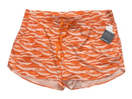 Orange Athletic Shorts Eddie Bauer, Size L Online Sale