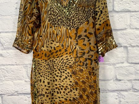 Animal Print Swimwear Cover-up Clothes Mentor, Size S on Sale